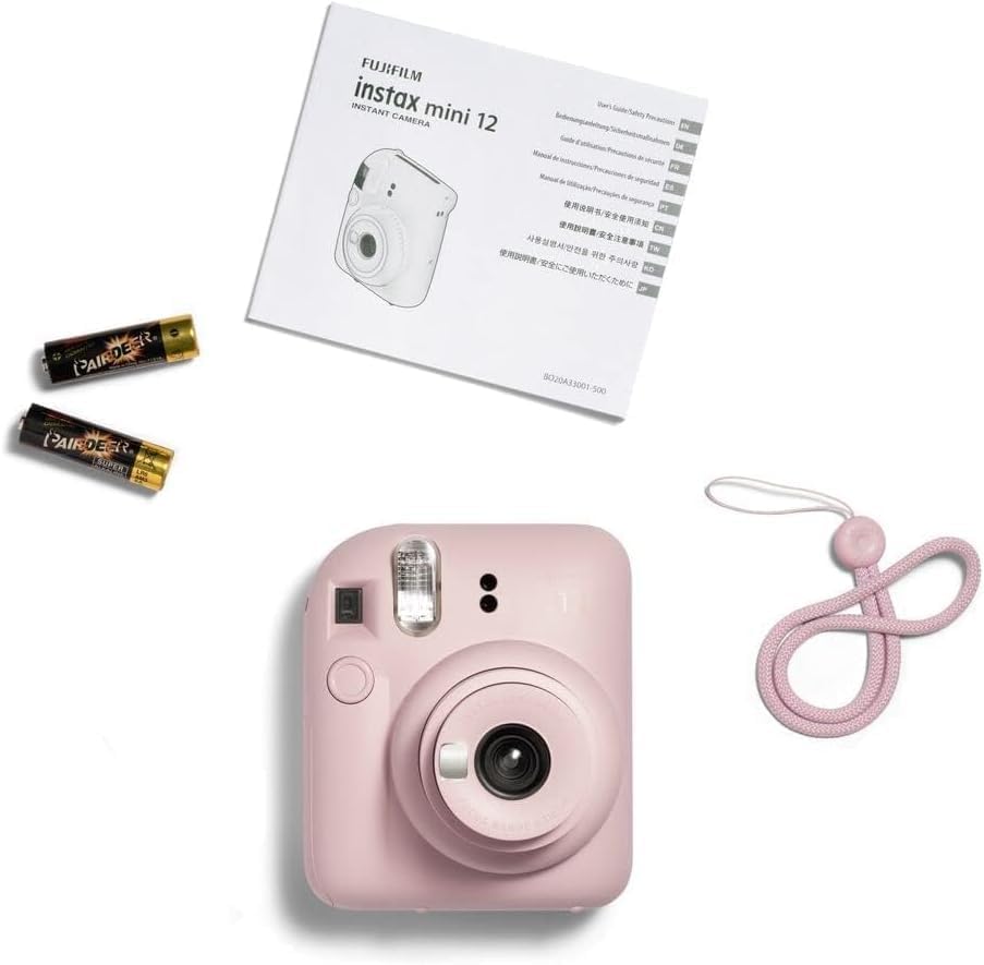 INSTAX Mini 12 Sofortbildkamera Blossom-Pink