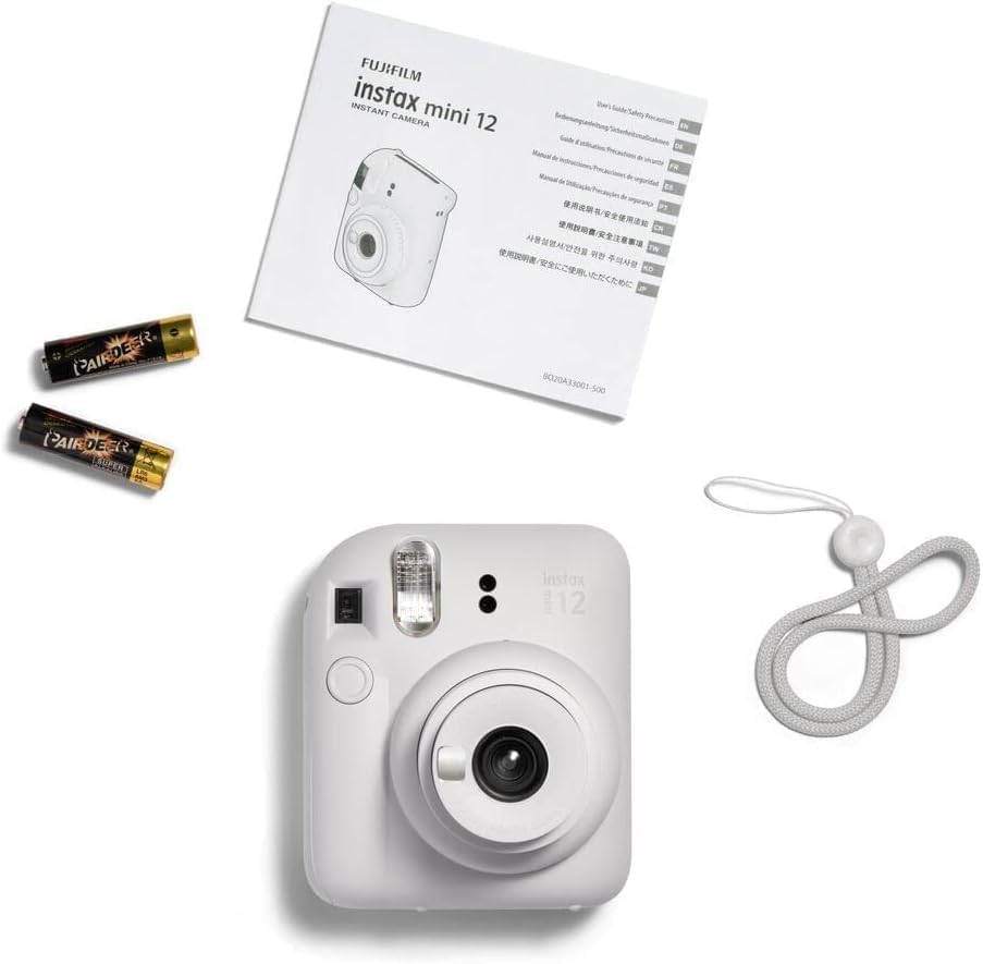 INSTAX Mini 12 Sofortbildkamera Clay-White