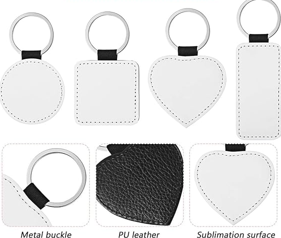 Personalisierte Schlüsselanhänger Leder