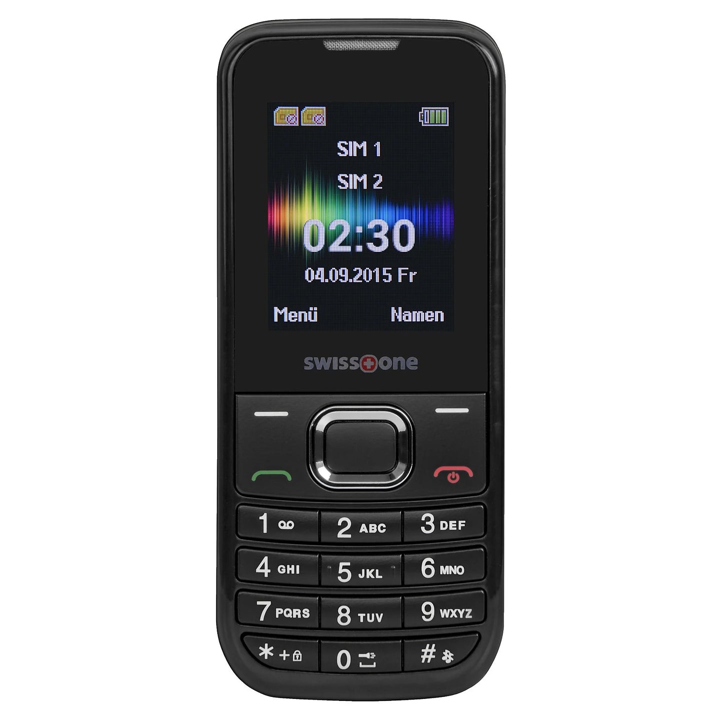 Swisstone SC 230 schwarz Dual-Sim Mobiltelefon