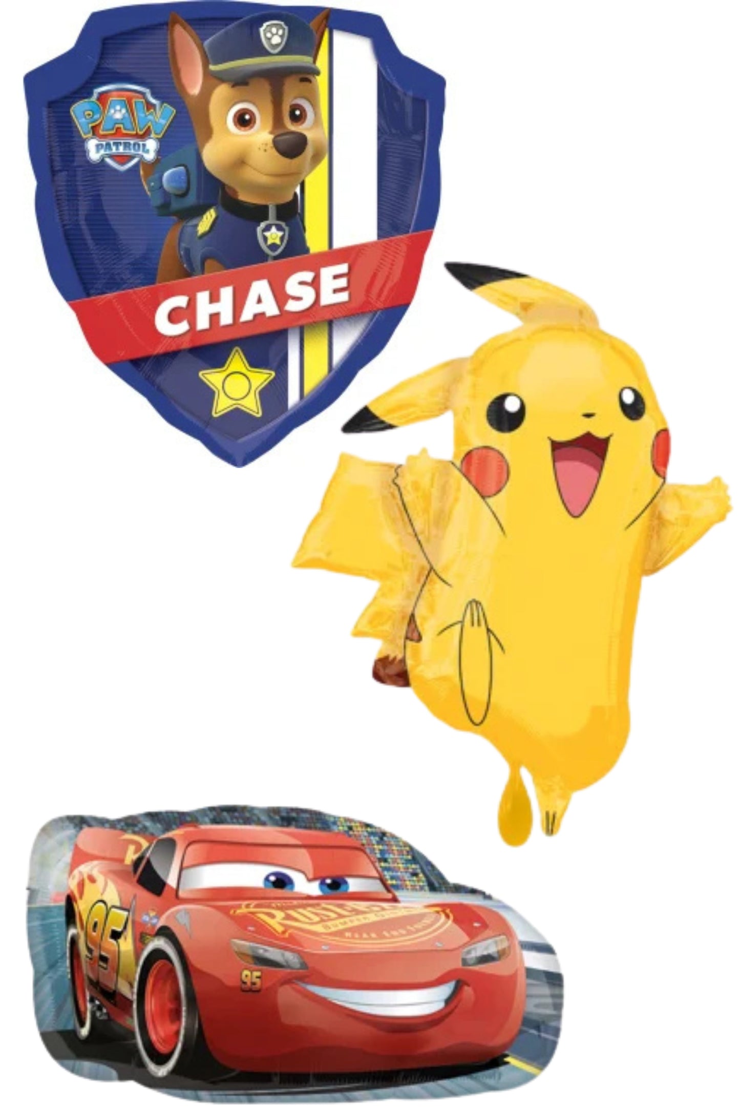 Luftballon - Lizenzballon von Pikachu bis Cars - Folie 43-86 cm inkl. Heliumfüllung