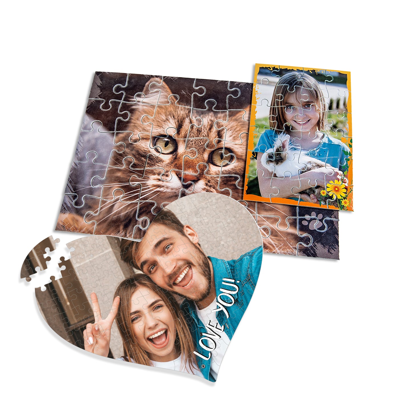 Kartonpuzzle rahmenlos - 200 x 250 mm (63 Teile)