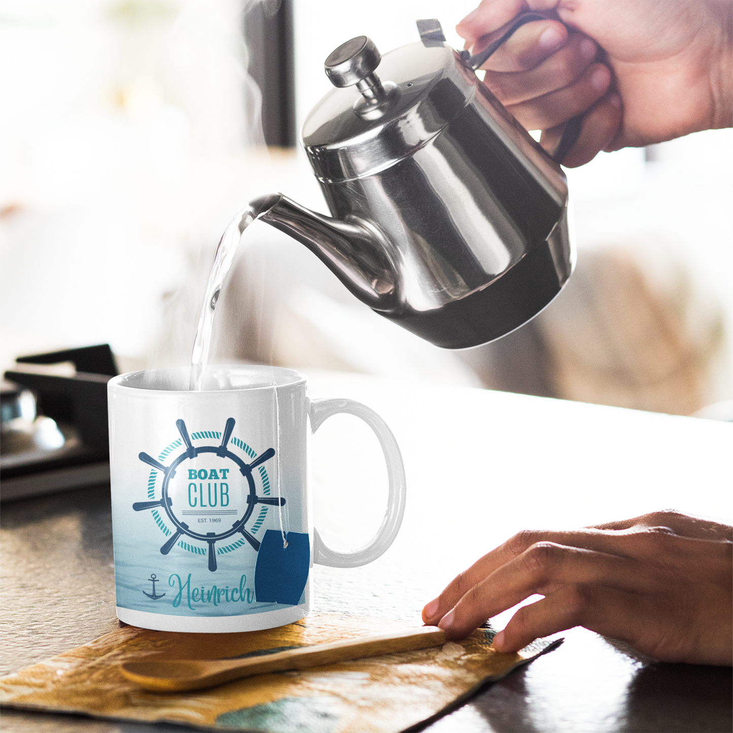 Keramiktasse LENA weiß